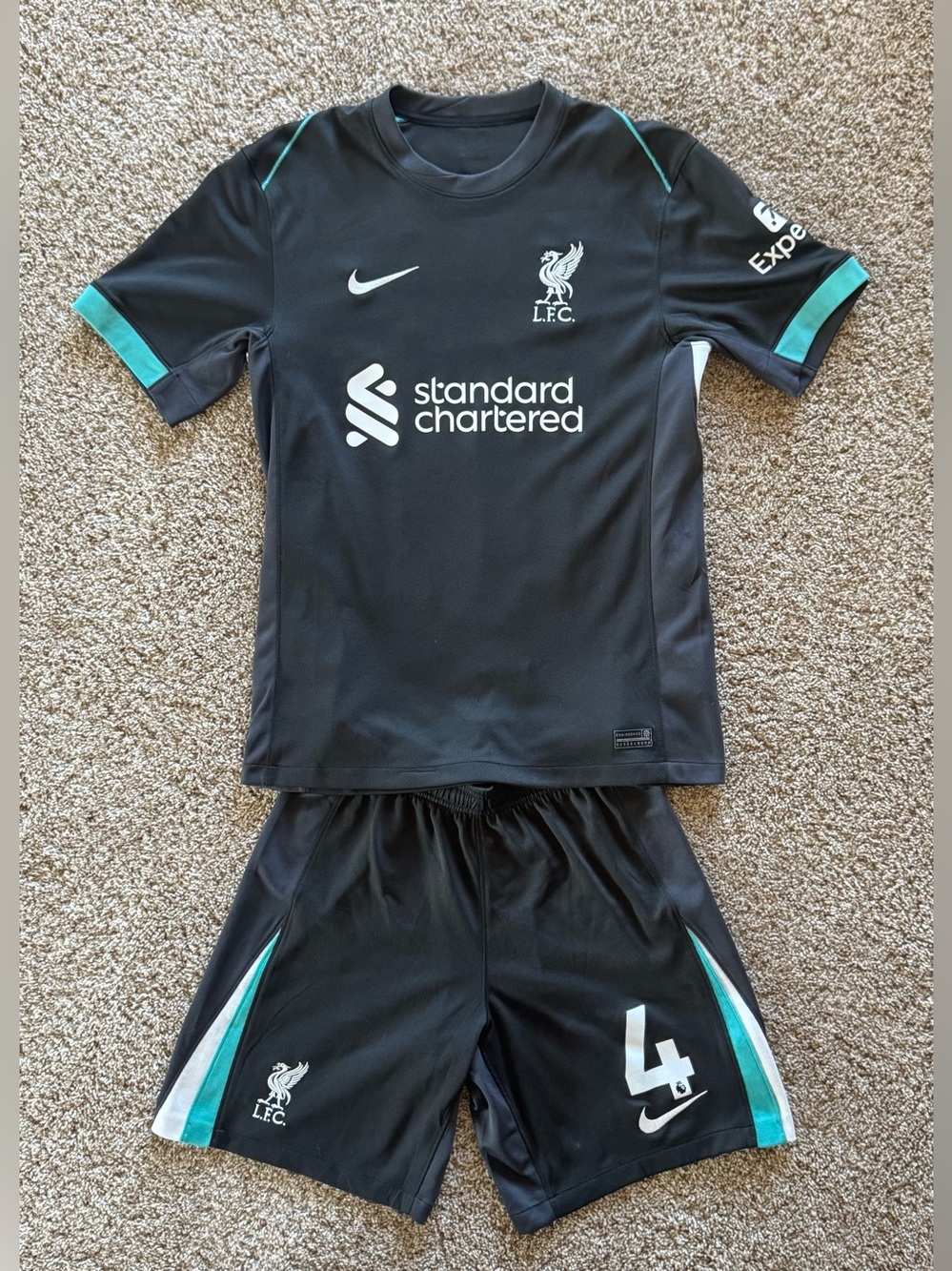 Nike Liverpool FC 2024/25 Away Kit #4 Virgil